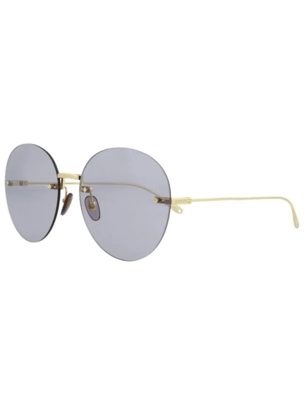 New Gucci Womens Round/Oval Gold Gold Violet Fashion Designer Sunglasses